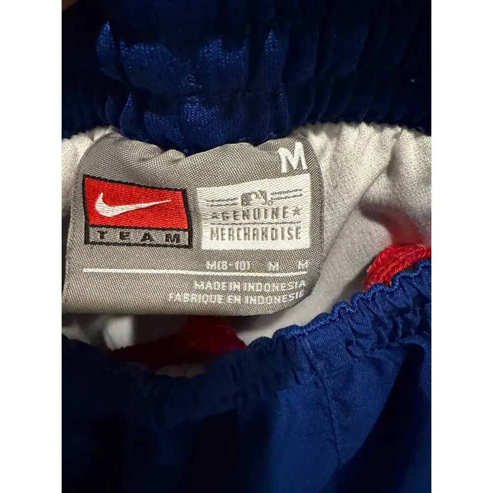 Nike Chicago Cubs Dri-FIT Athletic Shorts Blue Red Trim Size Medium ML - Picture 5 of 6